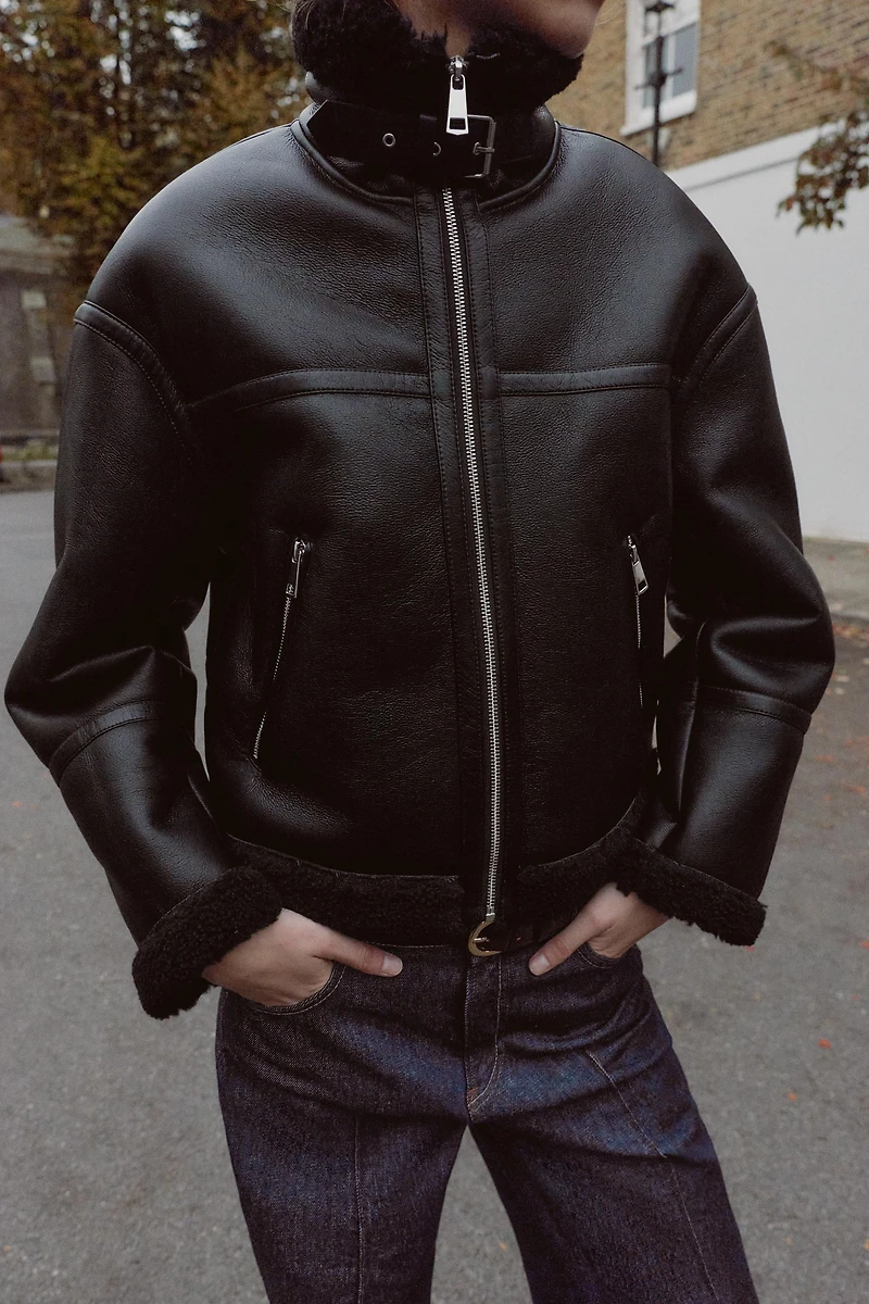 DOUBLE-FACED FLEECE JACKET