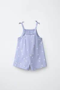 SHORT FLORAL PRINT JUMPSUIT