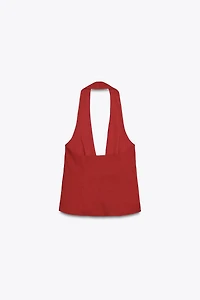 GILET HALTER NŒUD