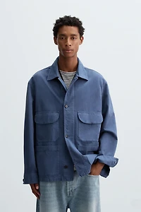 WASHED POCKET JACKET
