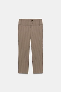 PINSTRIPE CAPRI PANTS