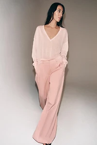 ZW COLLECTION PLEATED WIDE LEG PANTS