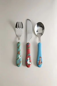 CHILDREN'S CHRISTMAS FLATWARE SET THE ARISTOCATS ©DISNEY