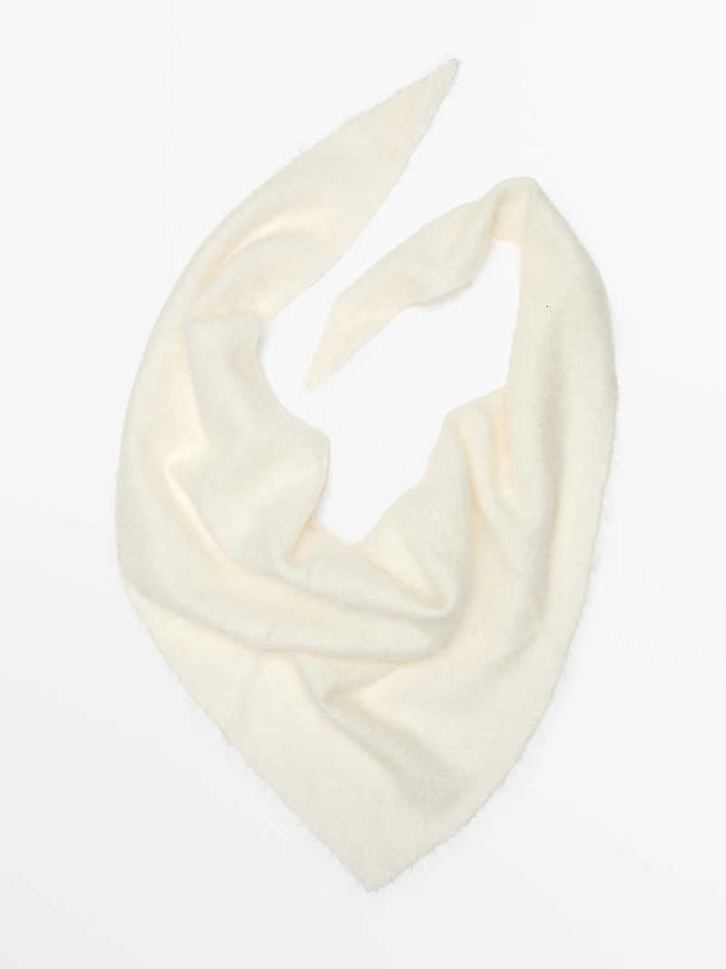 100% cashmere bandana