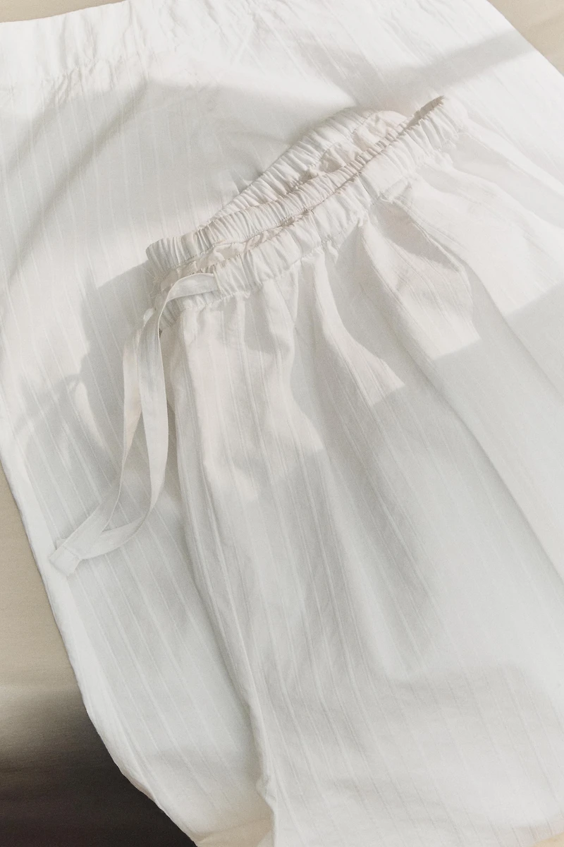 LONG COTTON TROUSERS