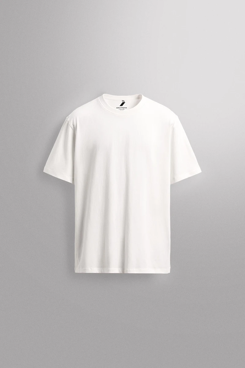 T-SHIRT BASIQUE EN COTON POUR L'ENTRAÎNEMENT