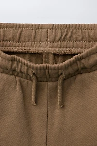 GARMENT DYED PATCH SHORTS