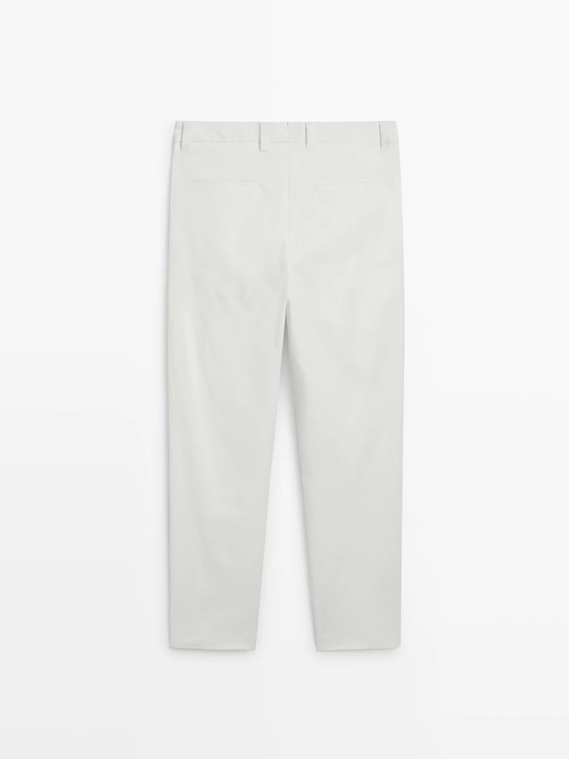 Darted wide-leg trousers - LIMITED