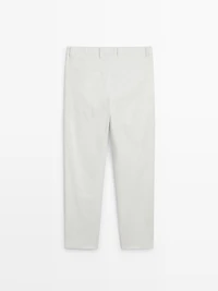 Darted wide-leg trousers - LIMITED