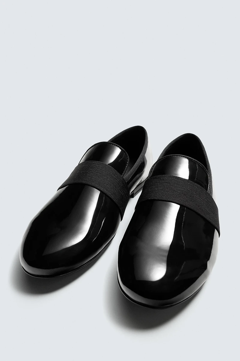 DRESS PATENT EFFECT LOAFERS
