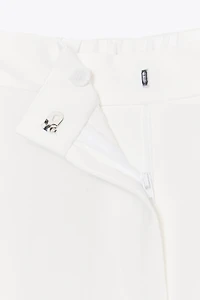WIDE LEG ELASTIC WAIST PANTS