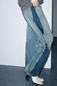 ZW COLLECTION MID-RISE ZIPPER LIMITED EDITION JEANS