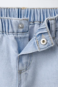 RUFFLED CULOTTE JEANS