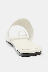 LIMITED EDITION LEATHER FLAT SANDALS
