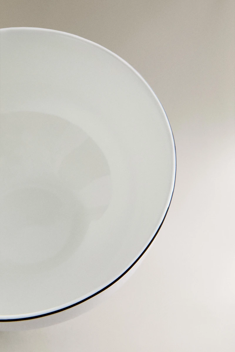 MINIBOL BONE CHINA FILET NOIR
