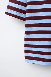 LOOSE FIT STRIPED T-SHIRT