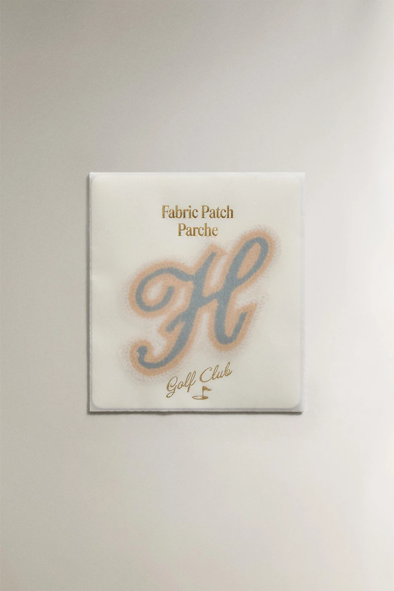 COTTON LETTER H PATCH