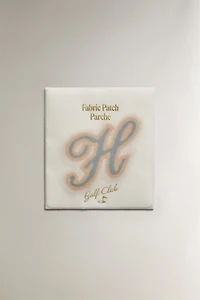 COTTON LETTER H PATCH