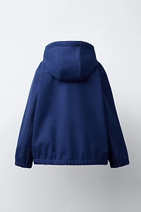HOODED TECHNICAL JACKET