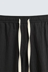 PANTALON COUPE DÉCONTRACTÉE COLOR BLOCK