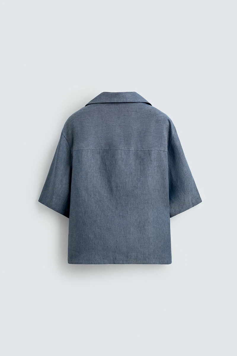 100% LINEN POLO SHIRT