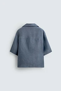 100% LINEN POLO SHIRT