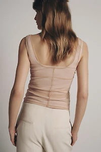 TULLE STITCHING TOP
