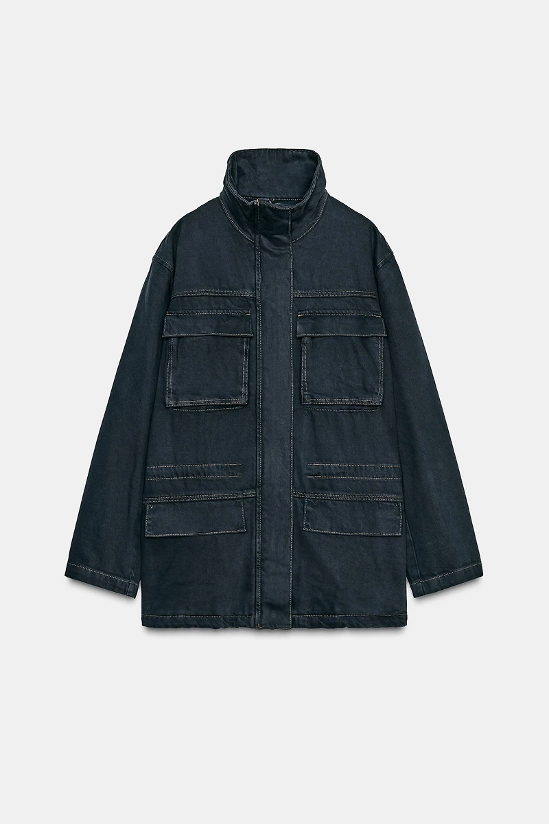 VESTE POCHES SURPIQÛRES