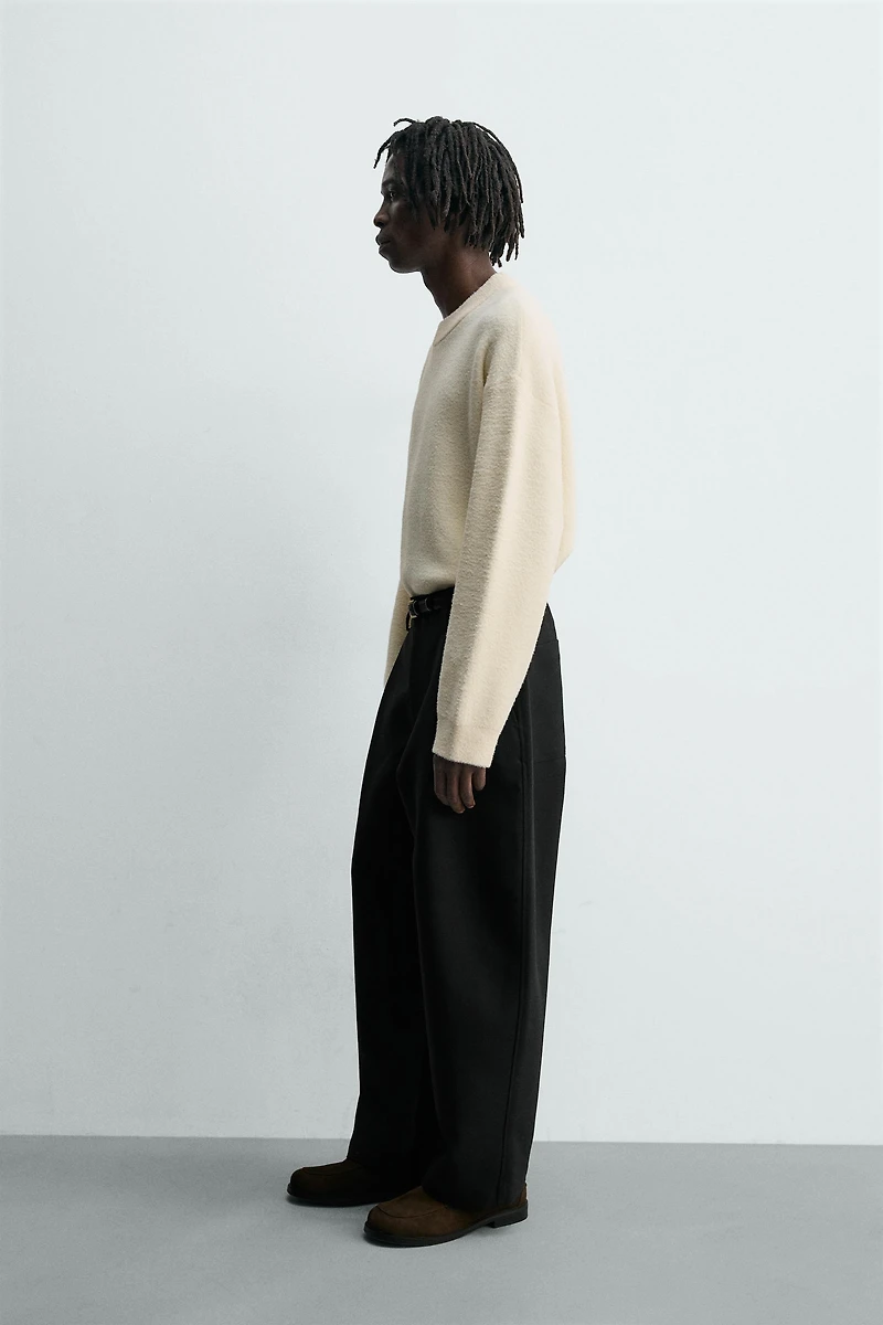 RELAXED FIT TEXTURED JUMPER