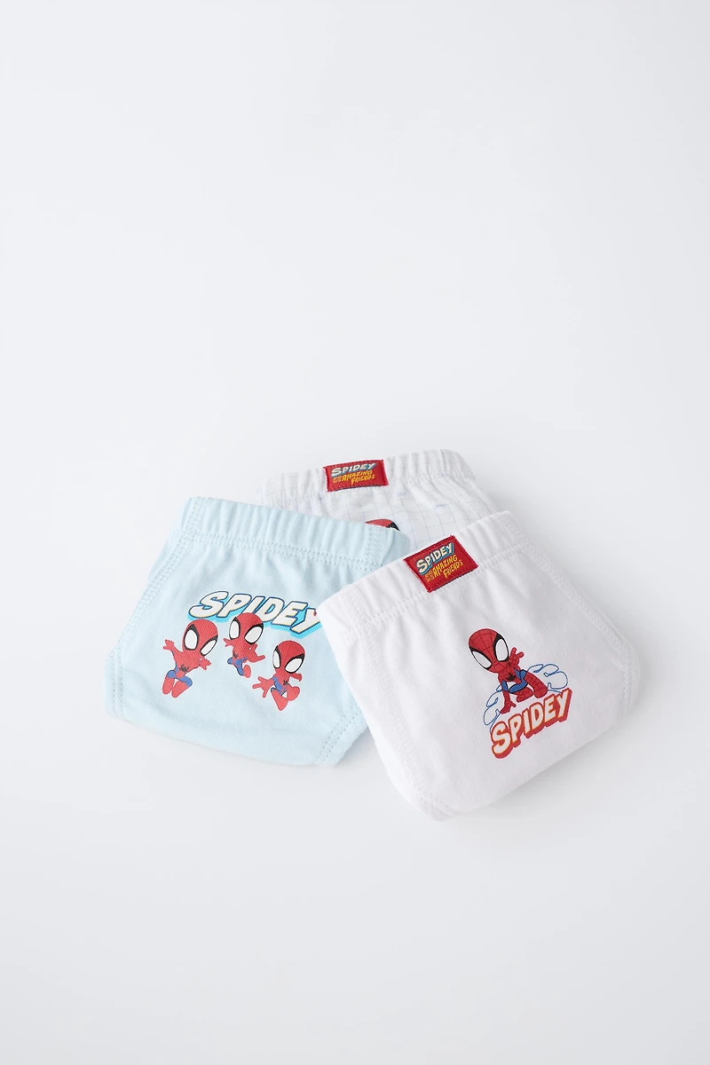 1 1/2-6 YEARS / THREE-PACK OF SPIDEY © MARVEL UNDERWEAR