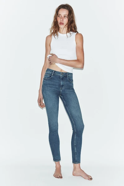 TRF HI-RISE SKINNY JEANS