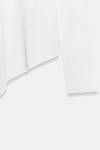 ASYMMETRIC KNIT LONG JUMPER