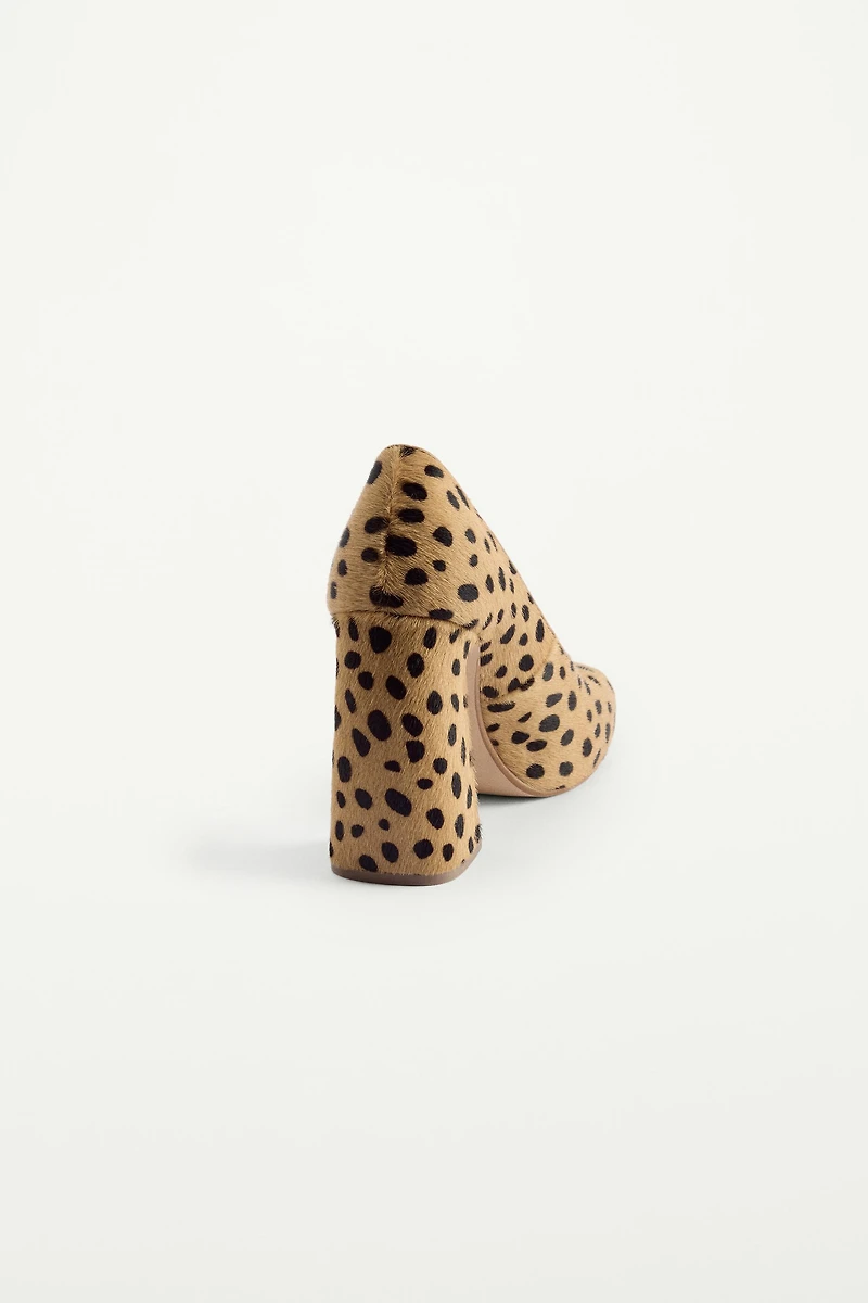 ANIMAL PRINT HEELS - THE ITEM ZARA WOMAN
