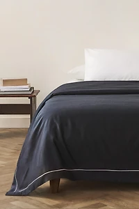 SCALLOPED SATEEN DUVET COVER (500 THREAD COUNT)