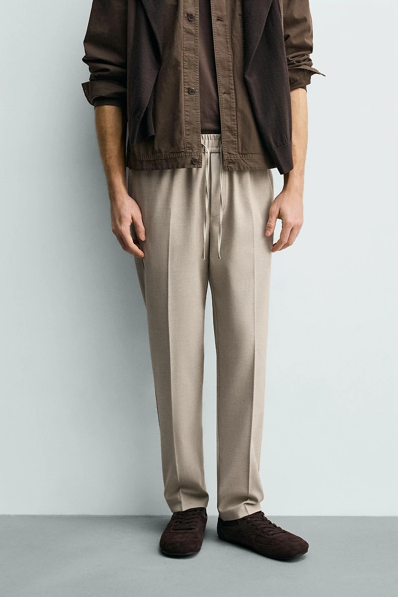 JOGGER WAIST STRETCH PANTS