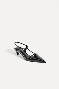 LEATHER KITTEN HEELS 50TH ANNIVERSARY