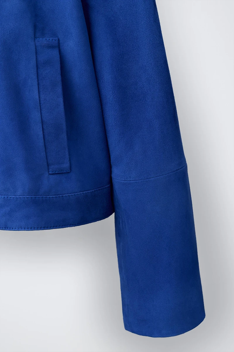 100% LEATHER SUEDE JACKET