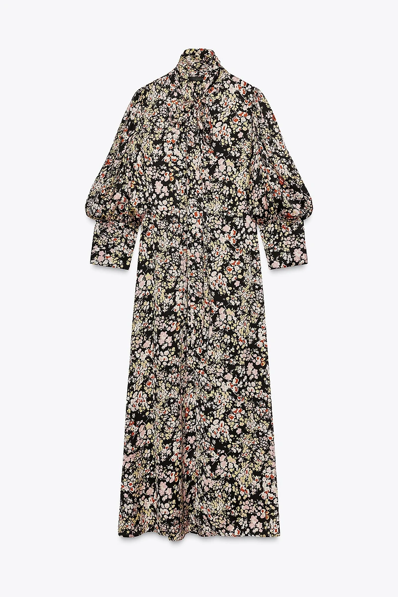 ZW COLLECTION FLORAL MIDI DRESS