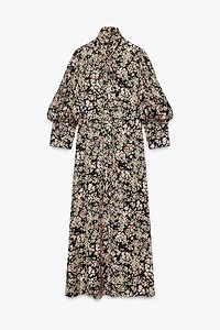 ZW COLLECTION FLORAL MIDI DRESS