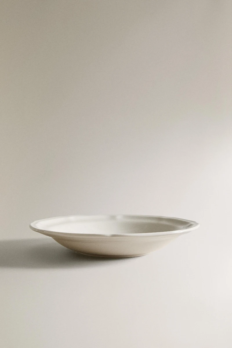 ASSIETTE CREUSE PORCELAINE