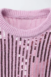 SEQUIN KNIT JUMPER