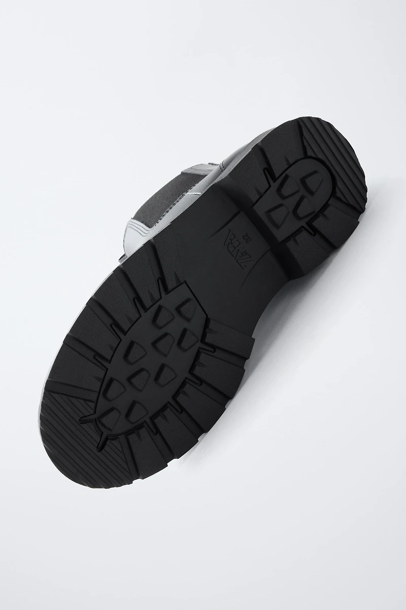 TREADED ANKLE BOOTS
