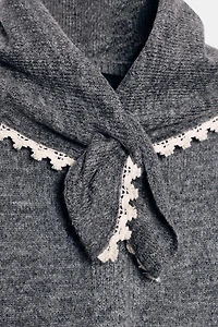 BANDANA LACE CARDIGAN
