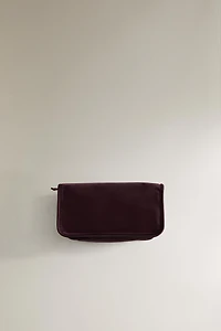 SATEEN OBJECT HOLDER MAKEUP BAG