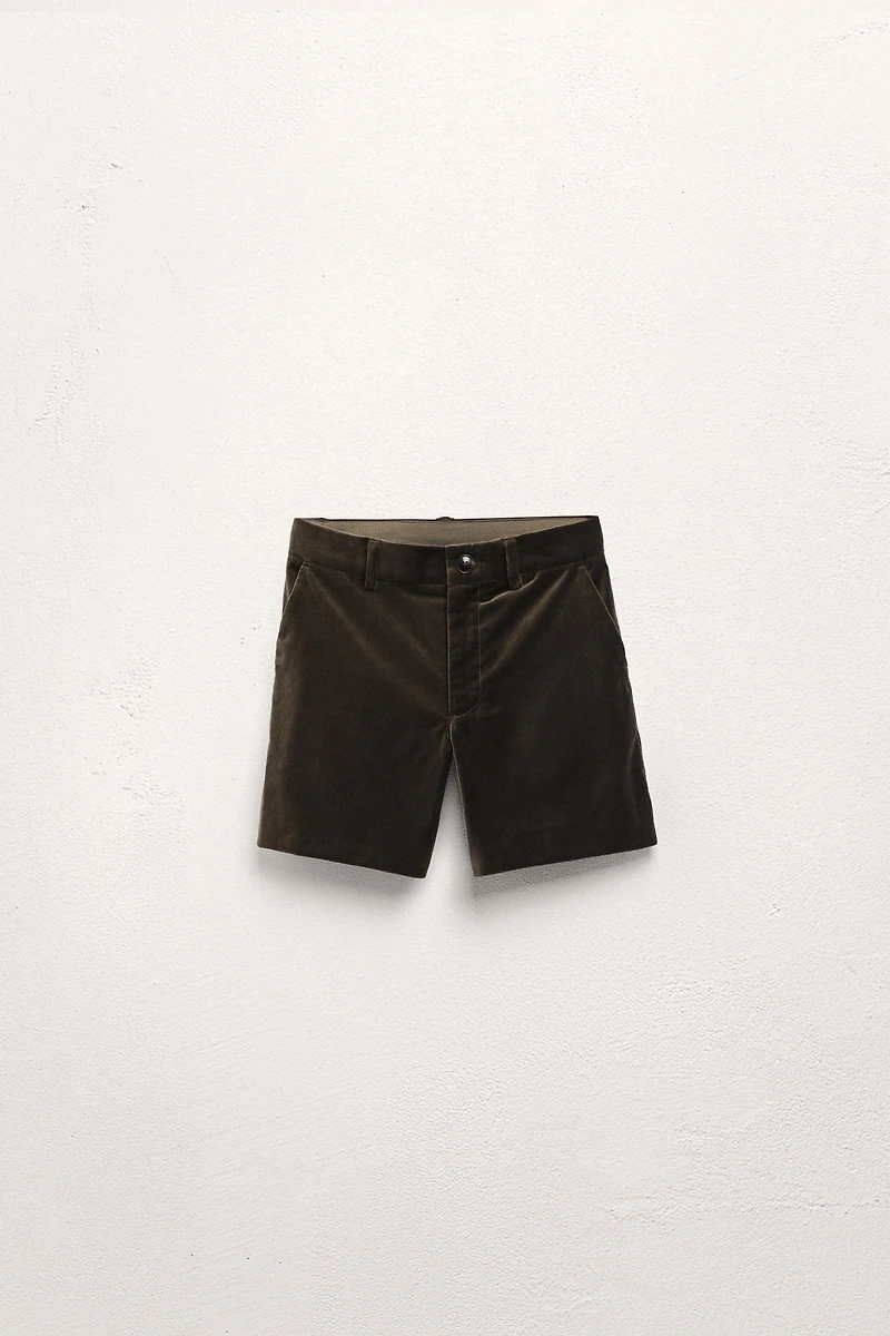 2-5 YEARS/ LIMITED EDITION VELVET SHORTS