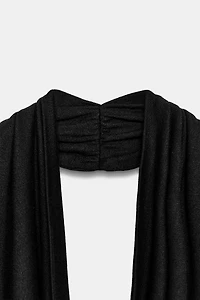 DRAPED HALTER TOP