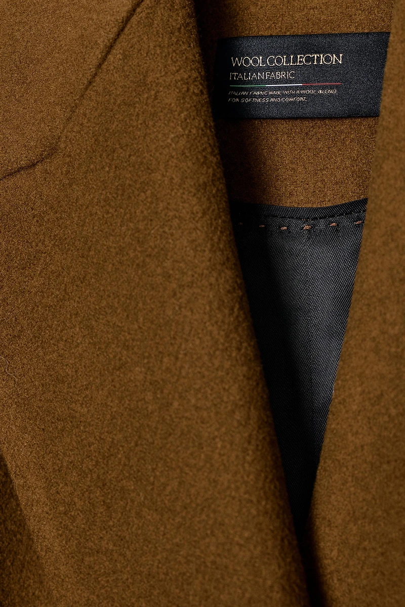 WOOL BLEND COAT ZW COLLECTION