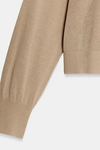 FINE KNIT V-NECK JUMPER