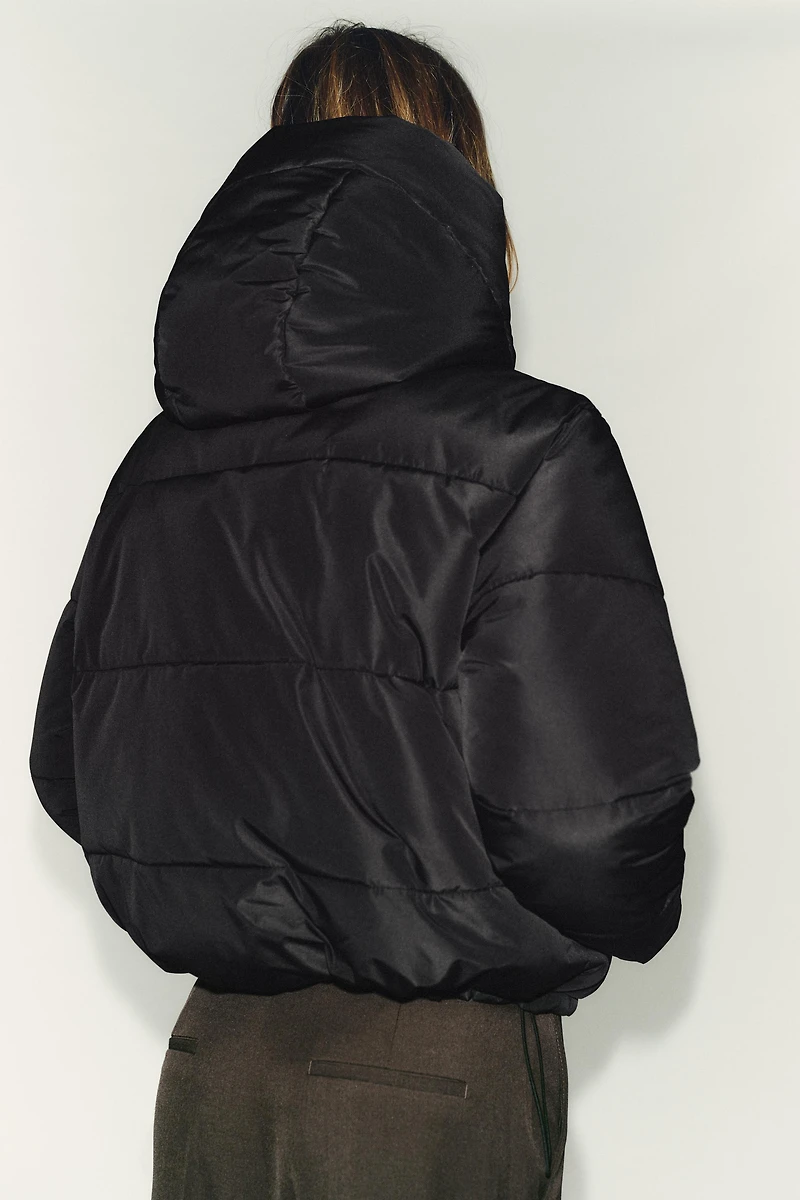 WATER REPELLENT WINDPROOF SHORT HOODIE ANORAK