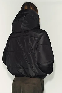 WATER REPELLENT WINDPROOF SHORT HOODIE ANORAK